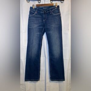 Women’s Shiloh No Gap Waistband Wrangler Bootcut Jeans  7x32  Riding Western EUC
